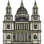 Saint paul cathedral ícone 64x64