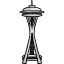 Space needle Ikona 64x64