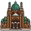 Basilica of the sacred heart icon 64x64