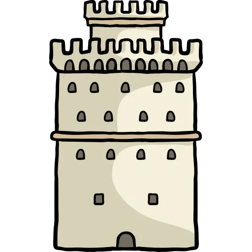 White tower of thessaloniki іконка