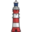 Eddystone lighthouse icon 64x64