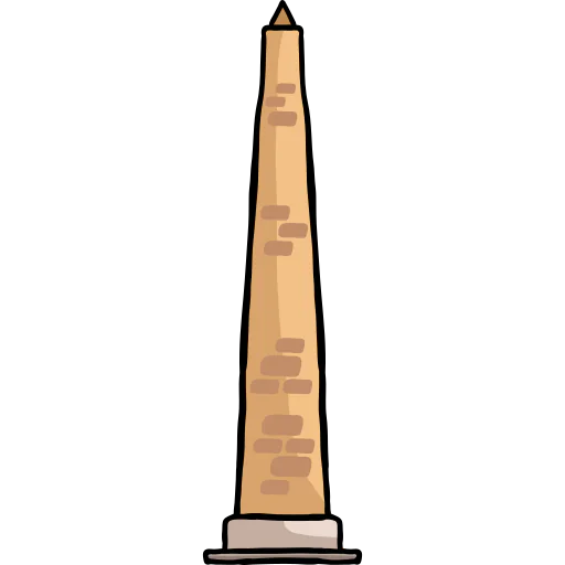 Walled obelisk Symbol