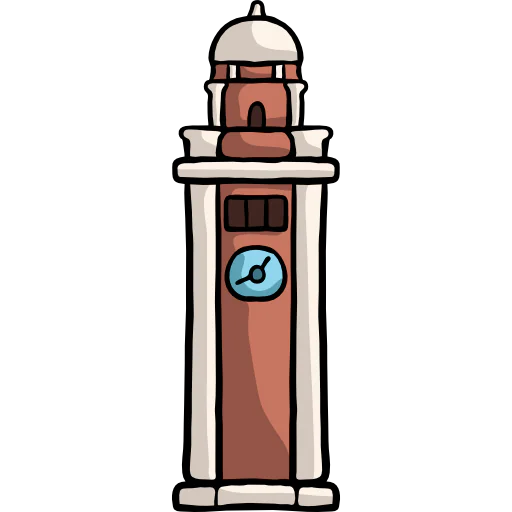 Clock tower icon