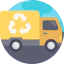 Recycling truck icon 64x64