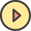 Play button icon 64x64