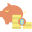 Piggy bank icon 64x64