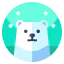 Polar bear icon 64x64