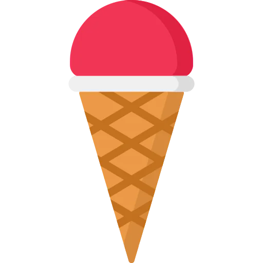Ice cream cornet icon