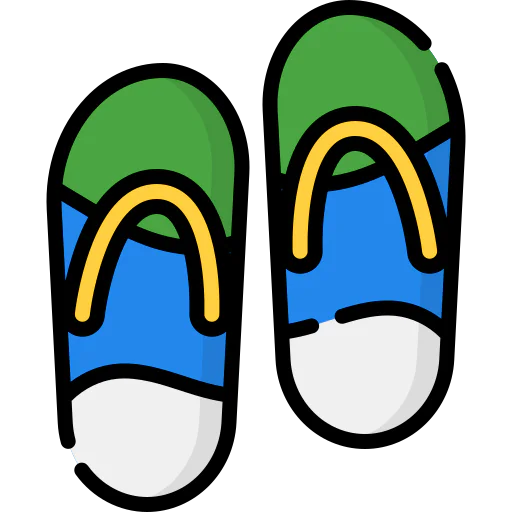 Flip flops icon
