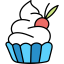 Cupcake ícono 64x64