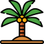 Coconut tree icon 64x64