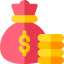 Money bag icon 64x64