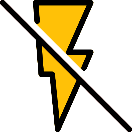 Flash off icon
