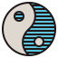 Yin yang アイコン 64x64