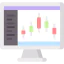 Stock market icon 64x64
