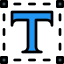 Text biểu tượng 64x64