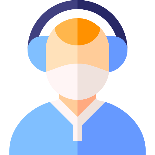 Call center agent icon