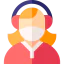 Call center agent icon 64x64