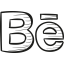 Behance Draw Logo ícone 64x64