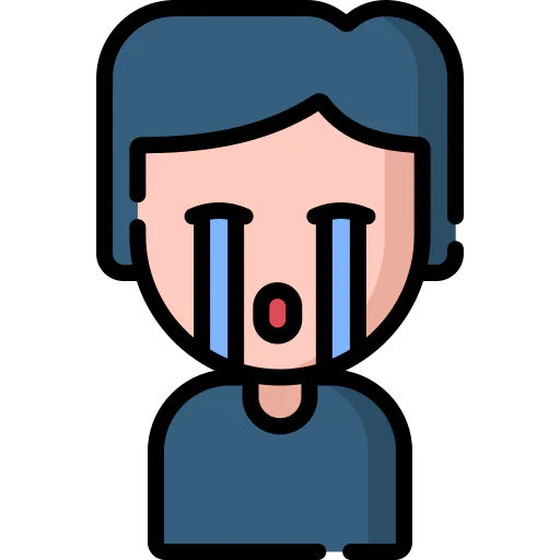 Crying icon