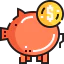 Piggy bank icon 64x64