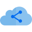 Cloud computing icône 64x64