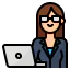 Businesswoman icon 64x64