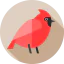 Northern cardinal icon 64x64