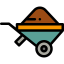 Wheelbarrow icon 64x64