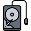 External hard drive 图标 64x64