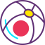 Beach ball biểu tượng 64x64