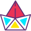 Paper boat icon 64x64