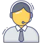 Customer service agent icon 64x64