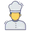 Male chef icon 64x64