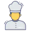 Male chef Ikona 64x64