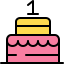 Birthday cake icon 64x64