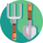 Gardening tools icon 64x64