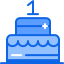 Birthday cake biểu tượng 64x64