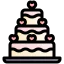 Wedding cake icon 64x64