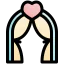 Wedding arch icon 64x64