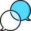 Speech bubbles icon 64x64