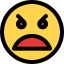 Angry face 图标 64x64