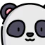 Panda bear icon 64x64