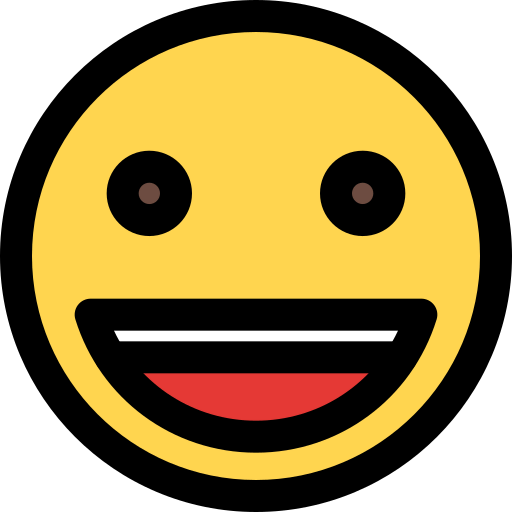 Grinning icon