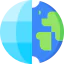 World globe icône 64x64