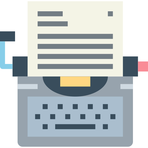 Typewriter icon