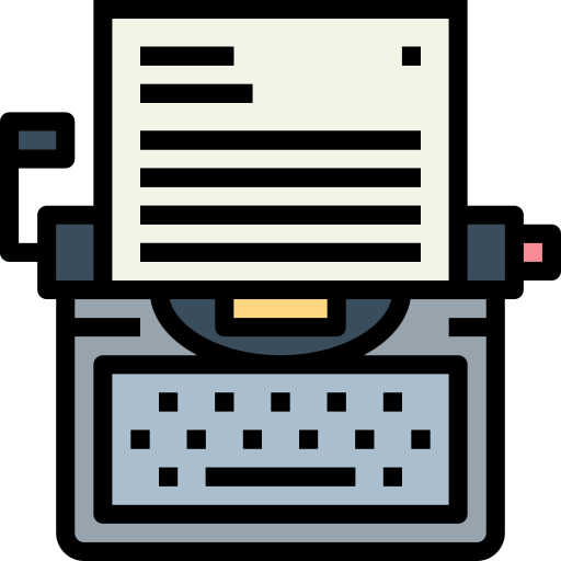Typewriter icon