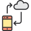 Cloud computing ícone 64x64