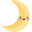Waxing moon icon 64x64