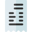 Receipt icon 64x64